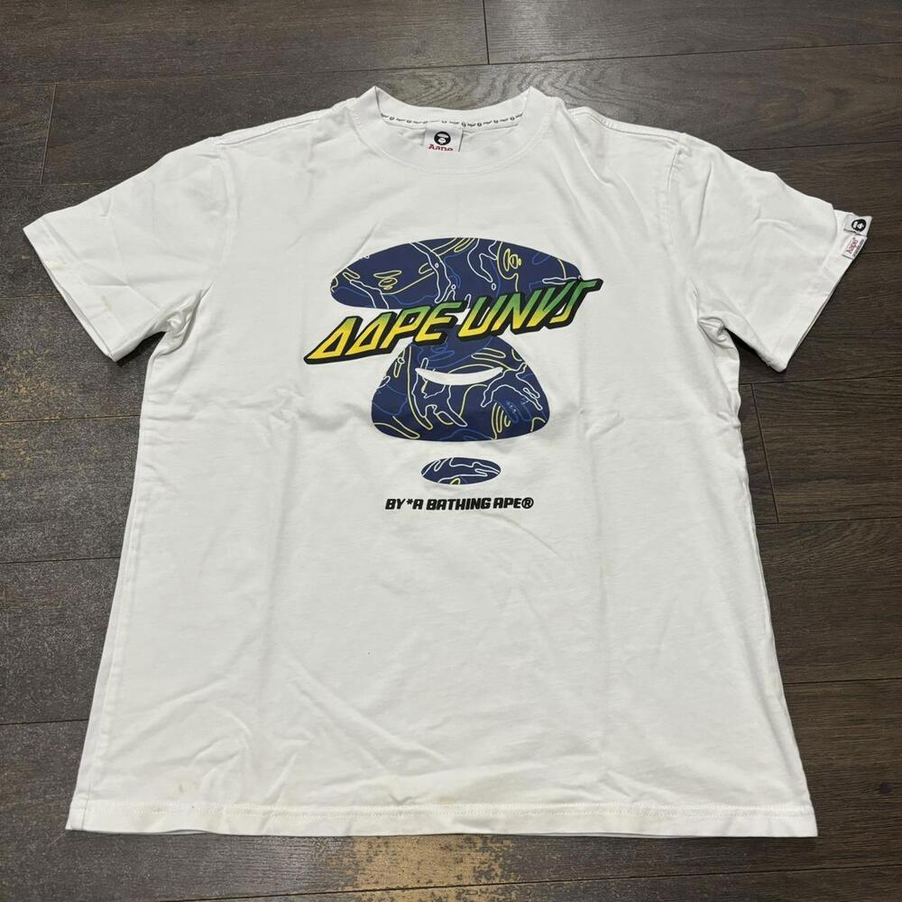 vintage aape universe t shirt 00s XL fits M - Picture 3 of 7